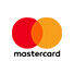 Logotipo de Mastercard con círculos rojo y naranja.