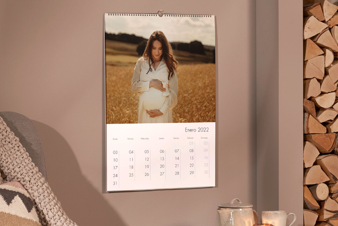 Calendario personalizado para pared A2