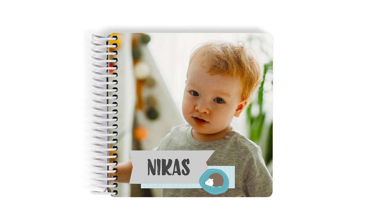 álbum digital personalizado especial para bebés, ideal para jugar con el.