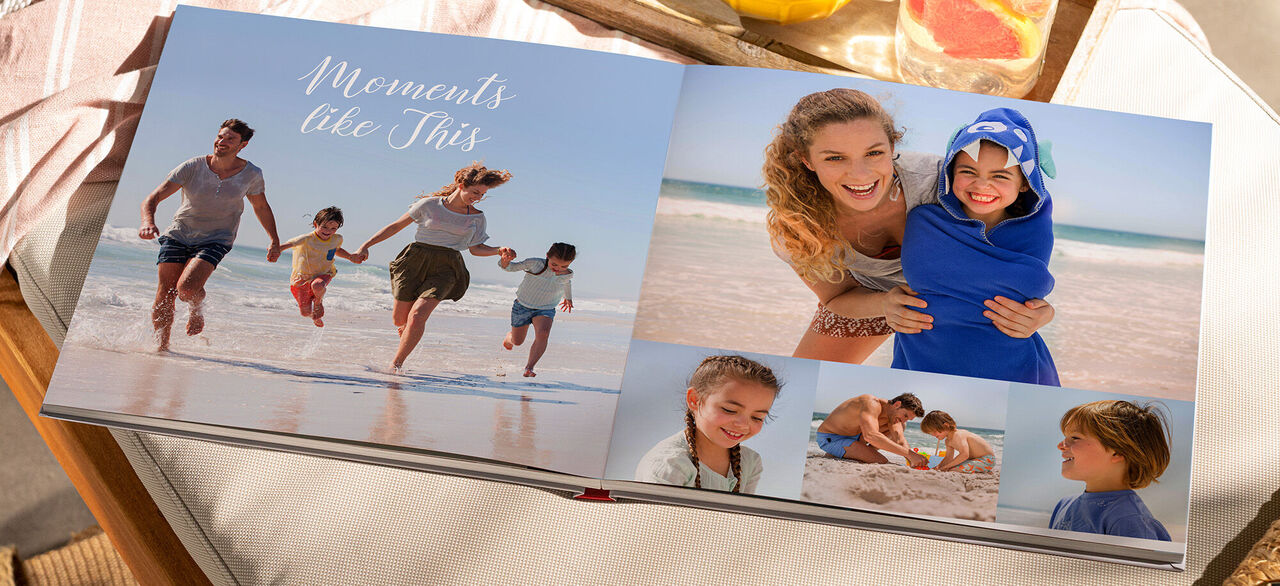 álbum de fotos personalizado con tapa dura