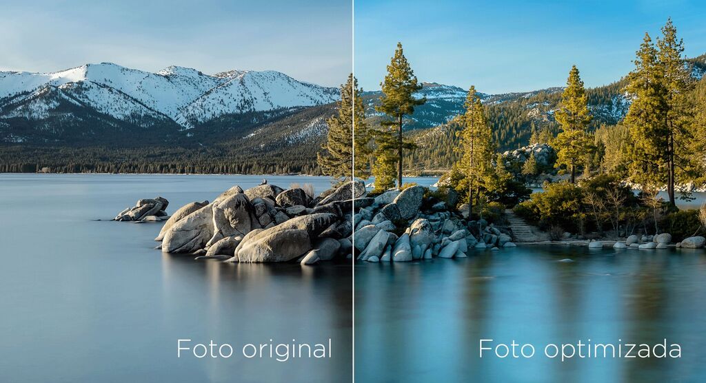 optimización automática para tus fotos, mejora los aspectos técnicos de la imagen para sacarle el mayor partido.