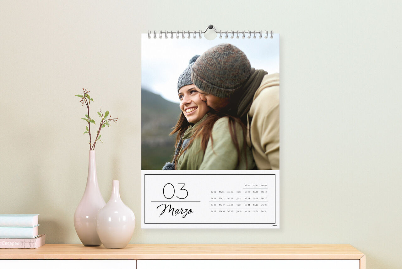Calendario personalizado para pared A3 vertical