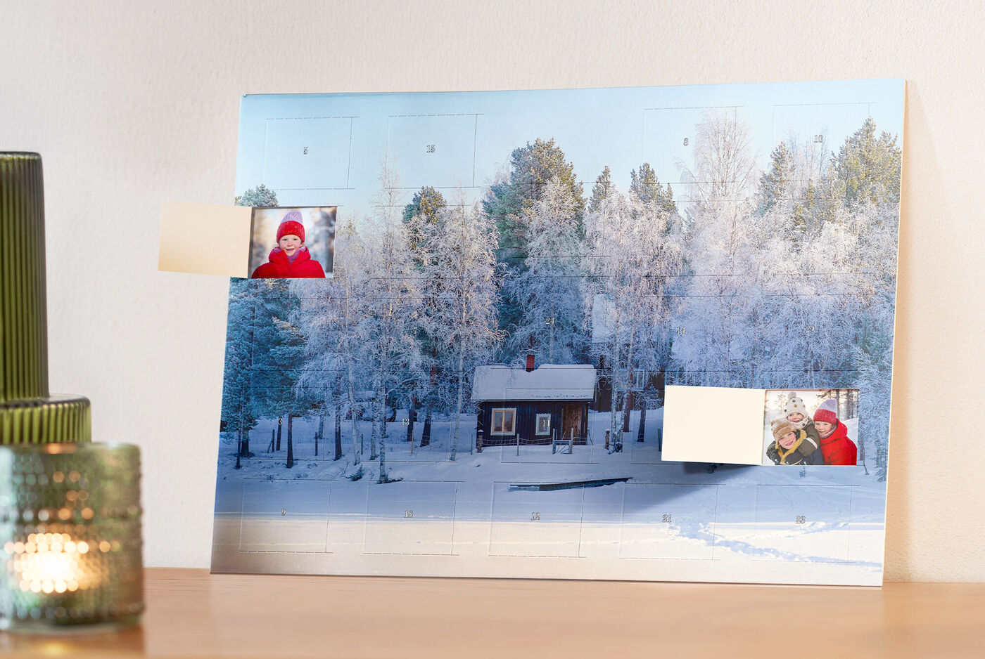 calendario de Adviento personalizado con fotos 2025