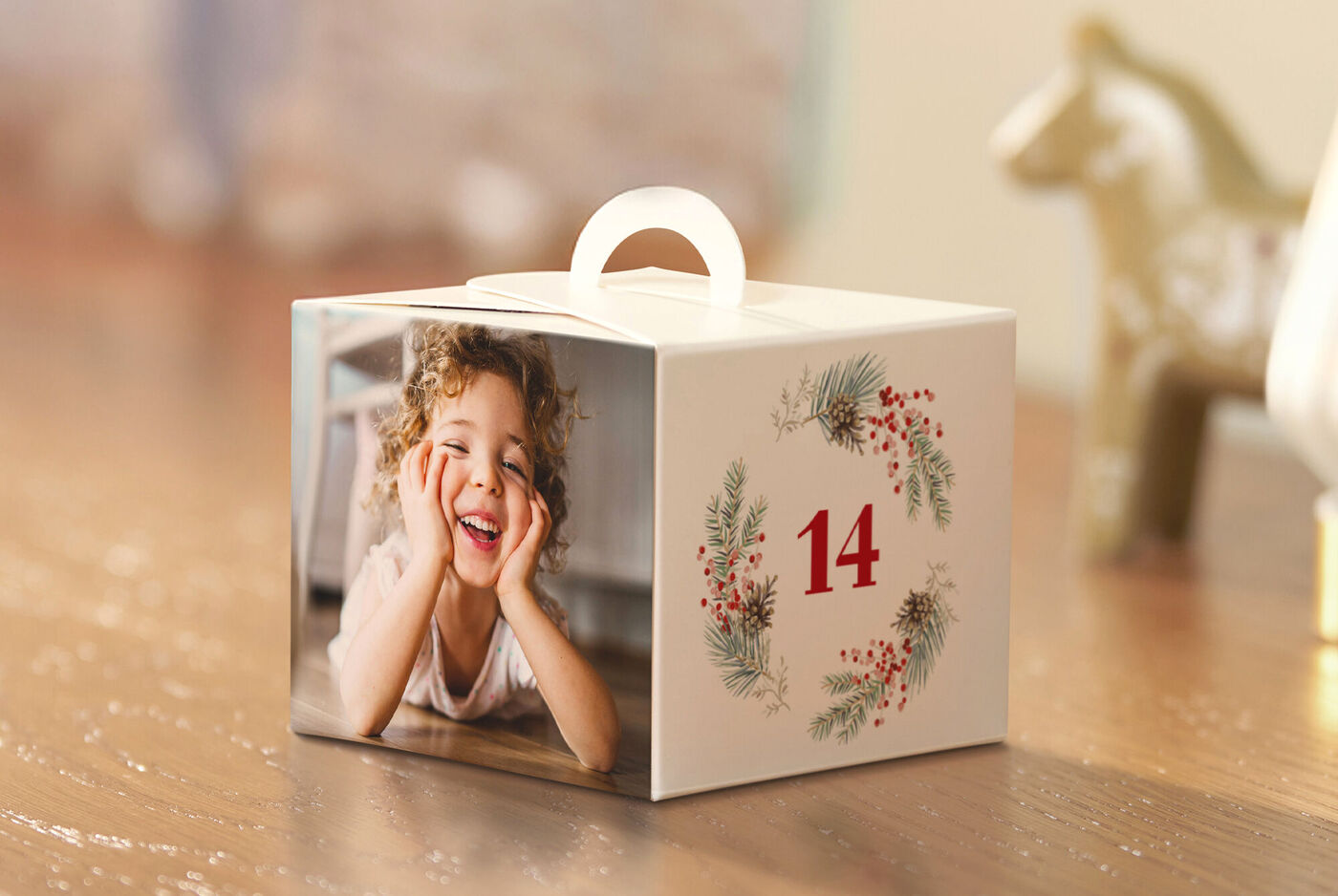 calendario de Adviento con 24 cajitas para rellenar por ti mismo
