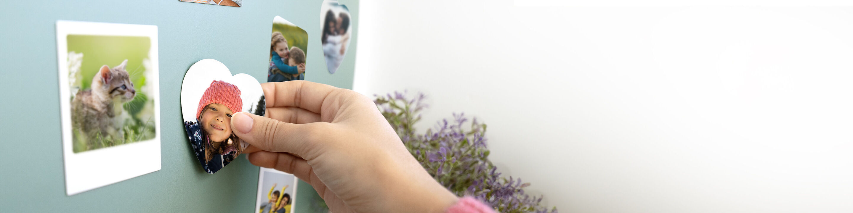 Imanes personalizados con fotos, ideal para colocarlos en la nevera.