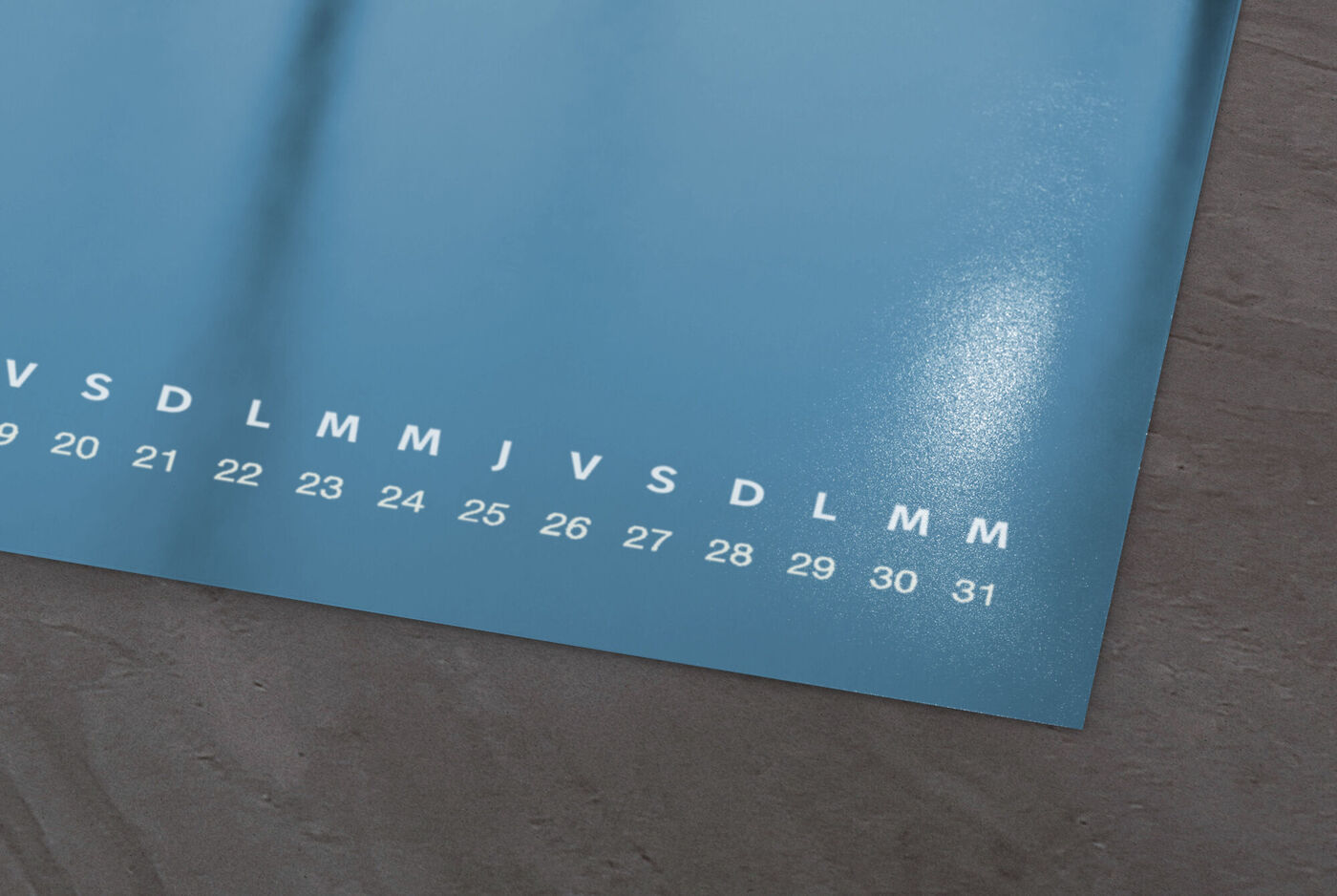 Papel fotográfico digital para calendarios
