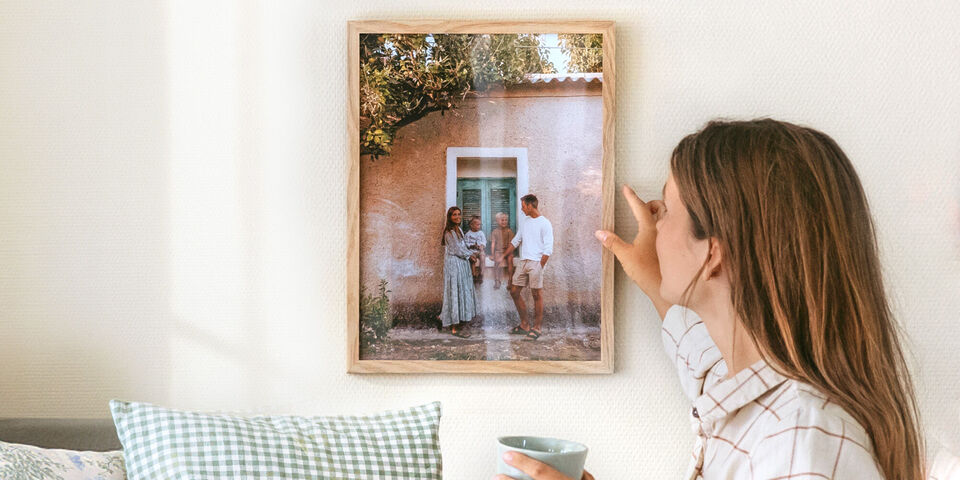 Cuadros personalizados CEWE: posters, lienzos y fotos impresas directamente sobre diferentes materiales de máxima calidad.