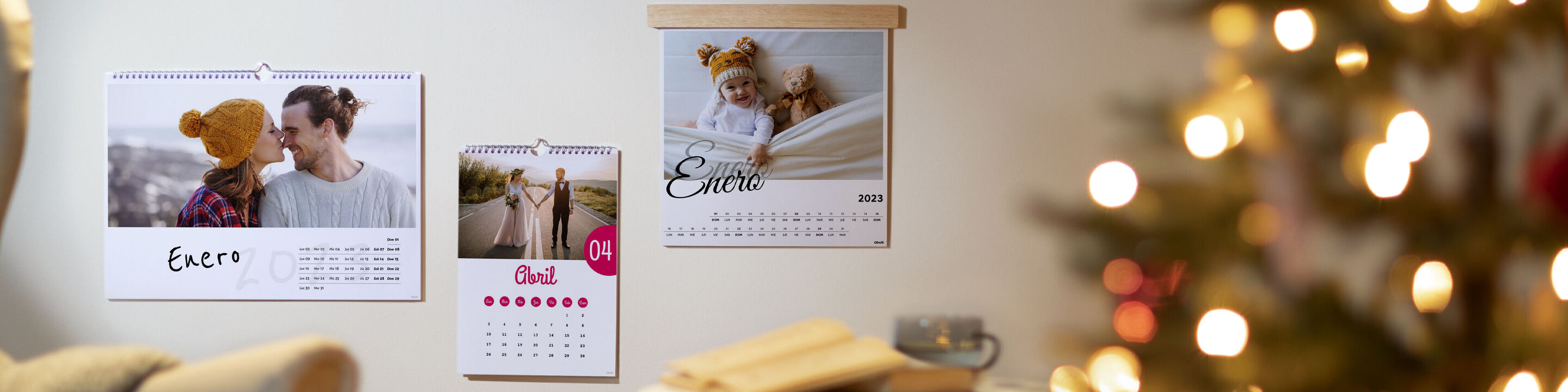 Calendario personalizado de pared CEWE